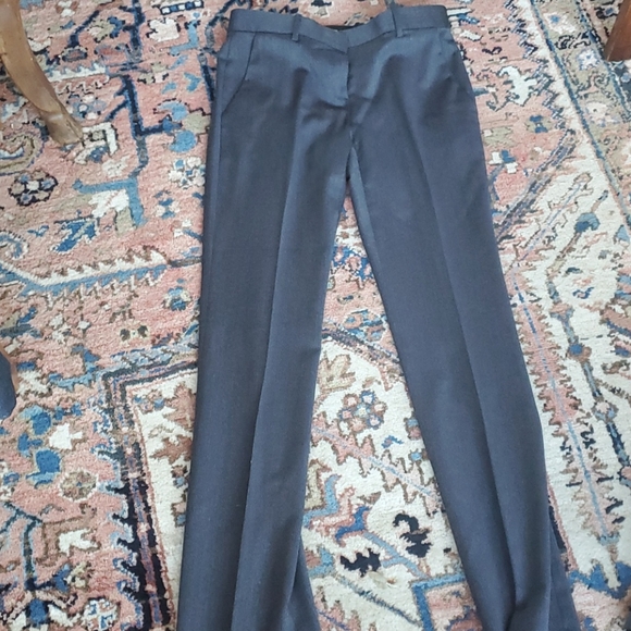 New Theory wool blue/ black suiting. Blazer & pant - Picture 3 of 12